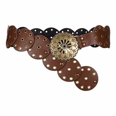 Ceinture corset en cuir PU